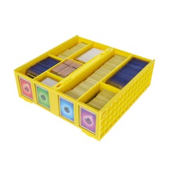 BCW Collectible Plastic Card Bin - 3200 ct. - Yellow